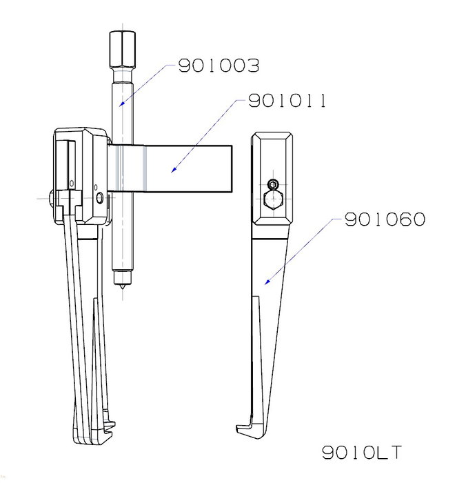Forza Extractor de 3 Patas 210 x 160 Serie 9000T Forza Extractor de 3 Patas 210 x 160 Serie 9000T